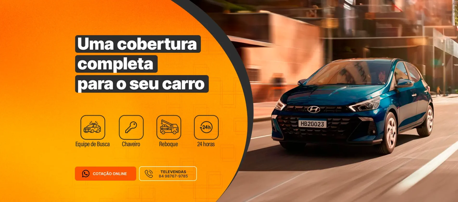 Cobertura completa para seu carro